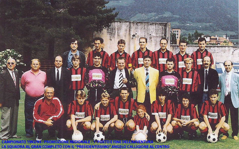 Passirio squadra 1992-1993