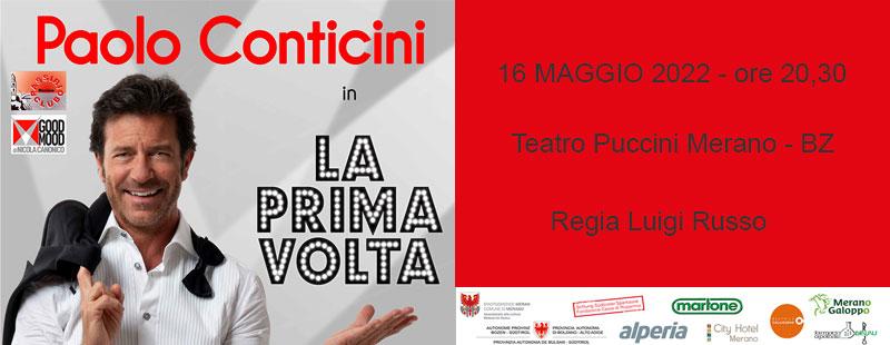 La Prima Volta – Paolo Conticini (Spettacolo annullato)
